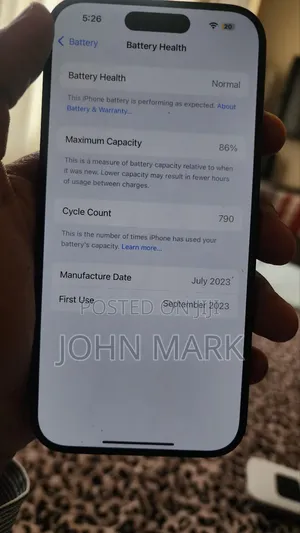Apple iPhone 15 Pro 256 GB Silver