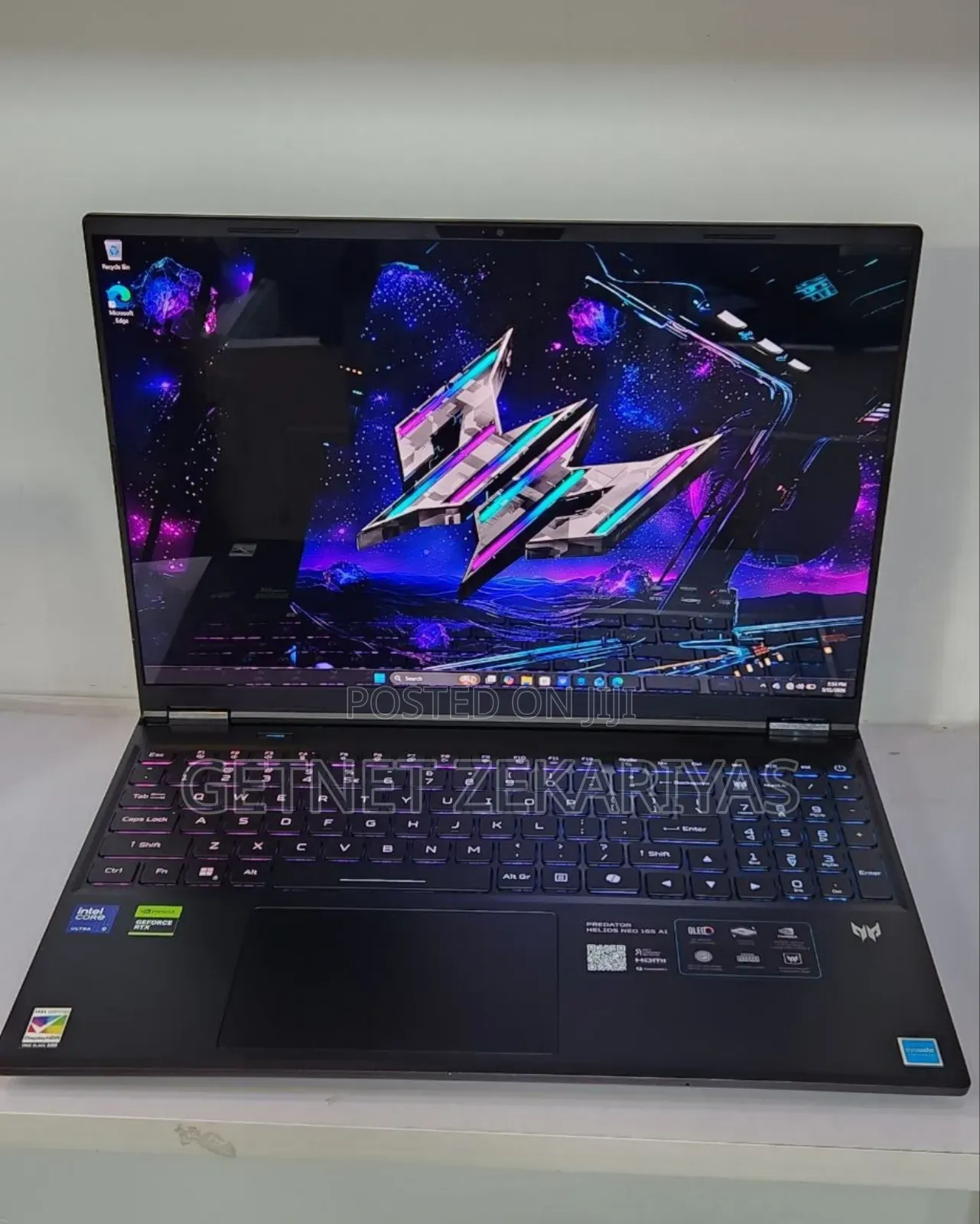 New Laptop Acer Predator Helios Neo 16 32GB Intel Core Ultra 9 SSD 1T