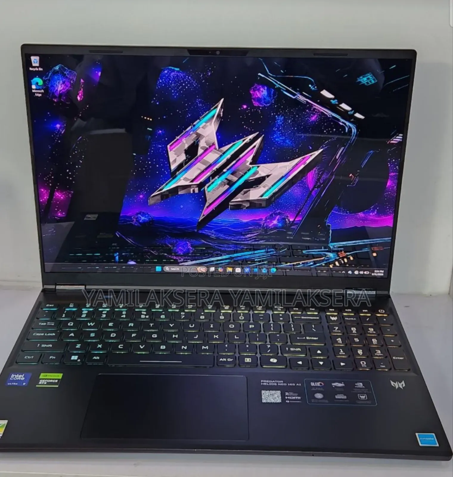 New Laptop Acer Predator Helios Neo 16 32GB Intel Core Ultra 9 SSD 1T