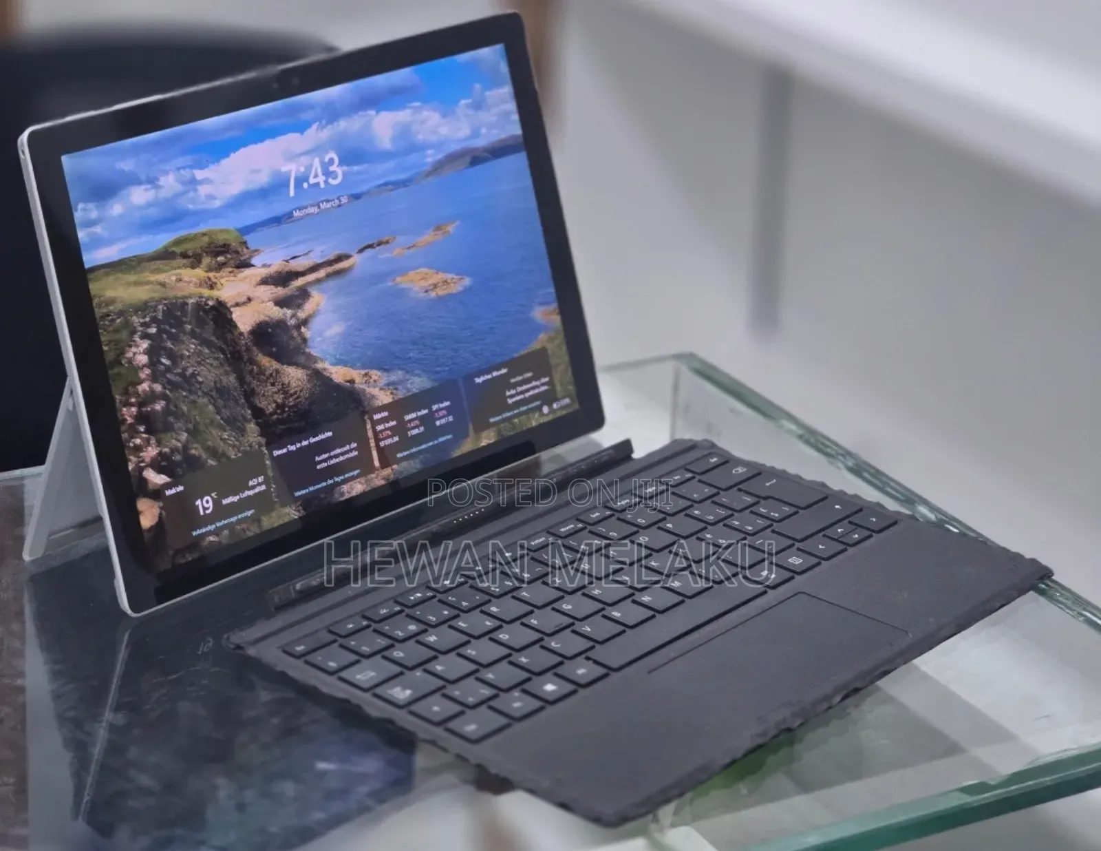 New Laptop Microsoft Surface Pro 4 8GB Intel Core i5 SSD 256GB