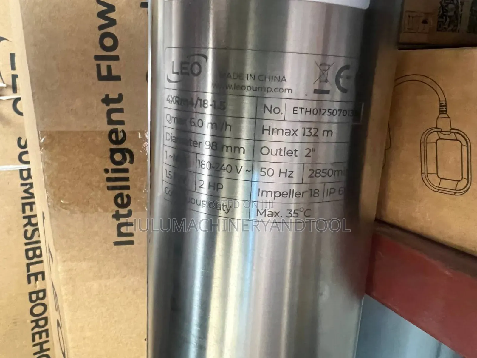 Leo 4xr/1845 Submersible Borehole Pump