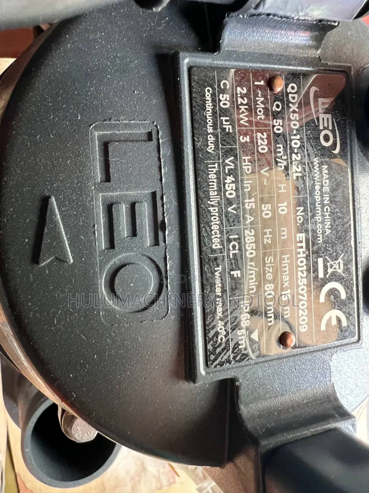 Leo Qdx50-10-2.2l Submersible Water Pump