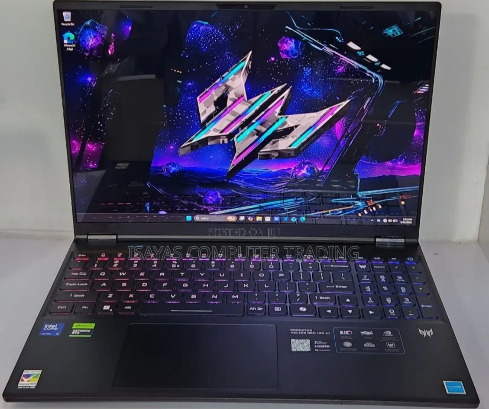 New Laptop Acer Predator Helios Neo 16 32GB Intel Core Ultra 9 SSD 1T