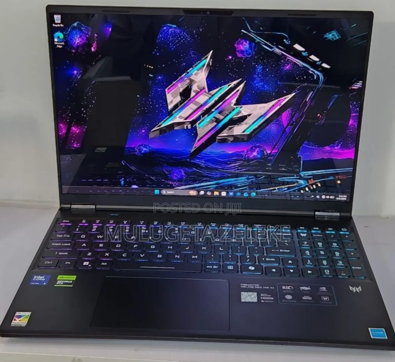 New Laptop Acer Predator Helios Neo 16 32GB Intel Core Ultra 9 SSD 1T