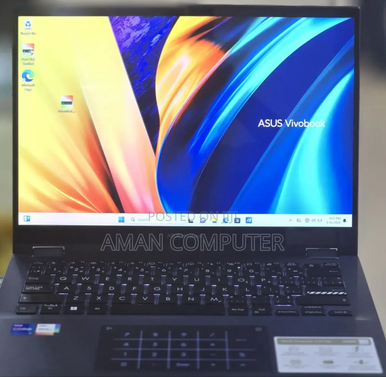 New Laptop Asus VivoBook 15 X505BA 16GB Intel Core i7 SSD 512GB