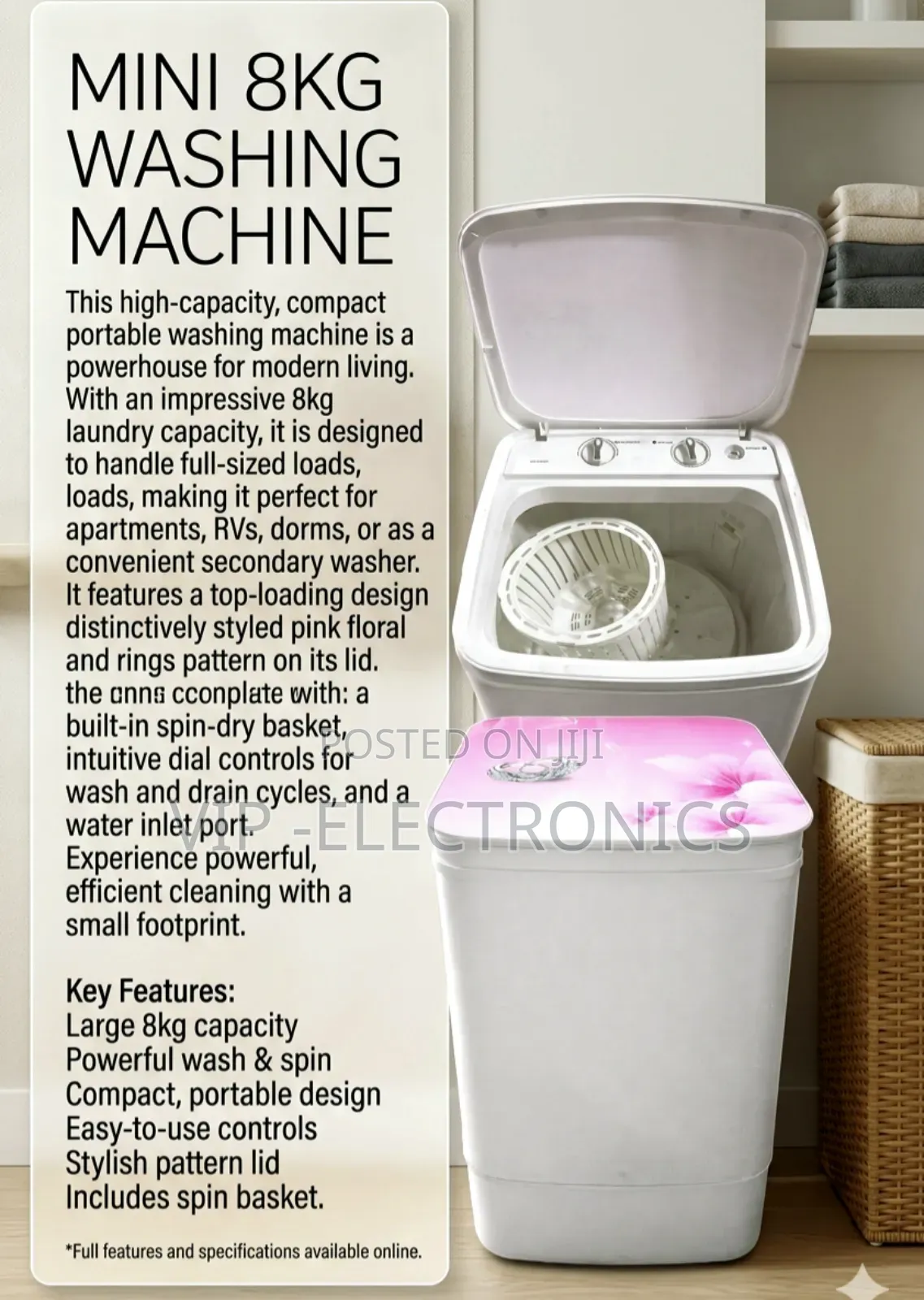 Mini Washing Machine 8kg ​High Quality