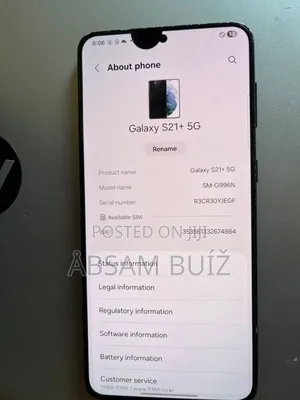 Samsung Galaxy S21+ 5G 256 GB Black