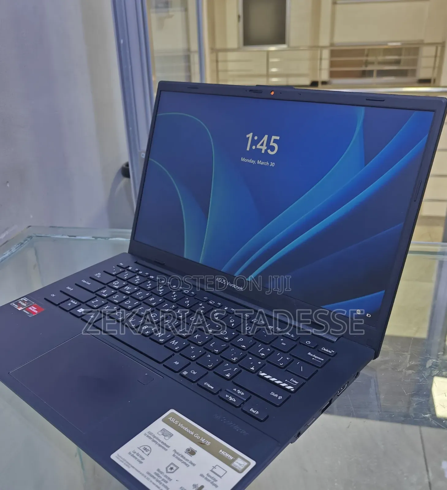 New Laptop Asus 8GB AMD Ryzen 5 SSD 512GB