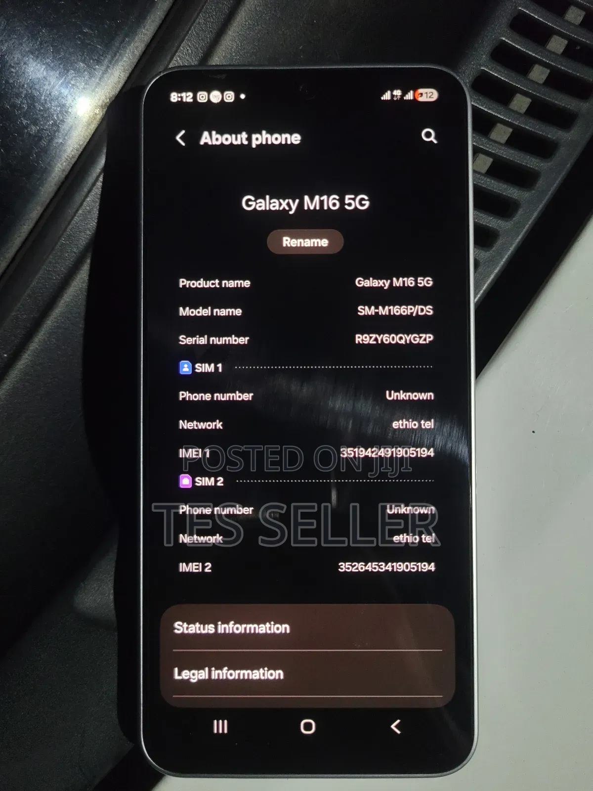 Samsung Galaxy M16 128 GB White