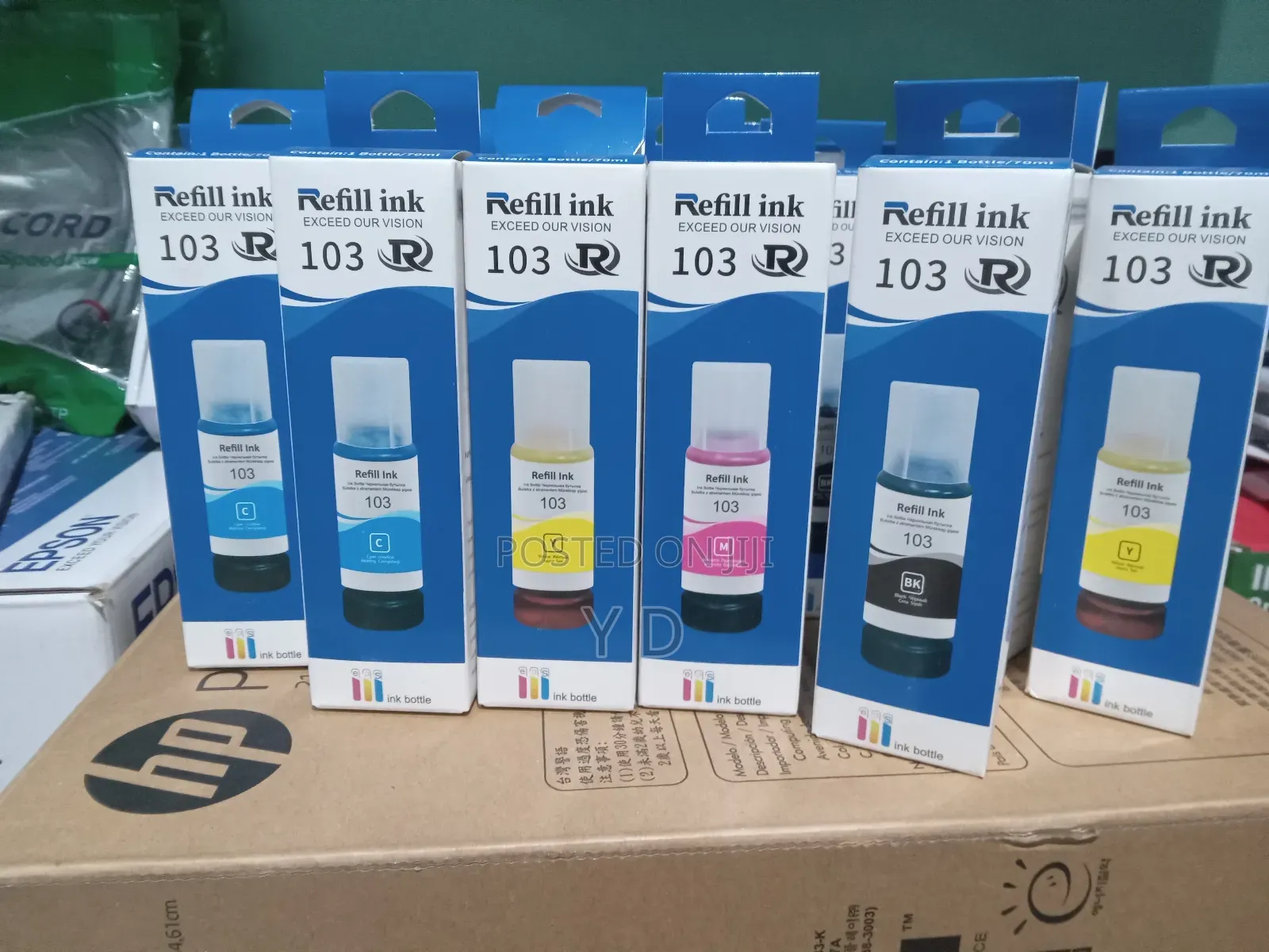 103 Ink for Printer /የ Epson የፕሪንተር ቀለም