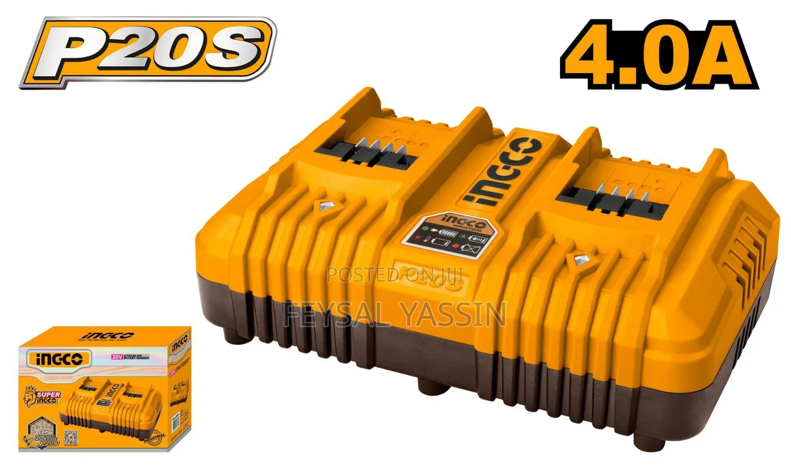 Ingco Fcli2034 P20s 2-Port Lithium-Ion