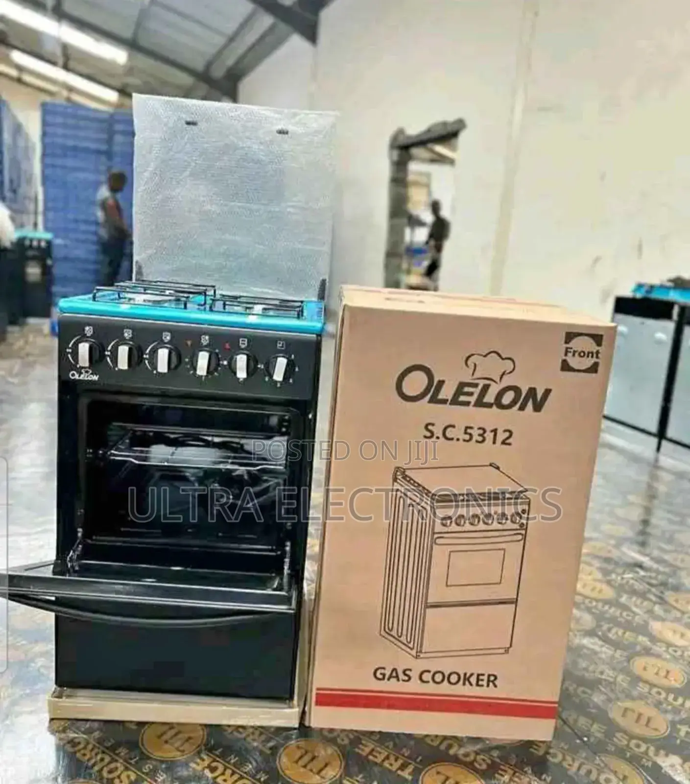 Olelon Oven 50/50standing Gas Cooker.As Burners Electric Hotplate.
