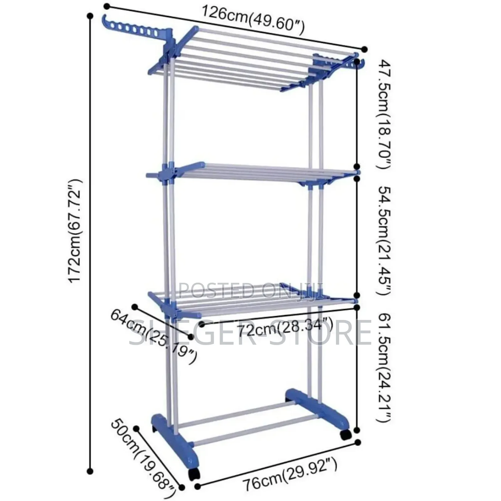 Best Looking Design 3layer Cloth Hanger Rack