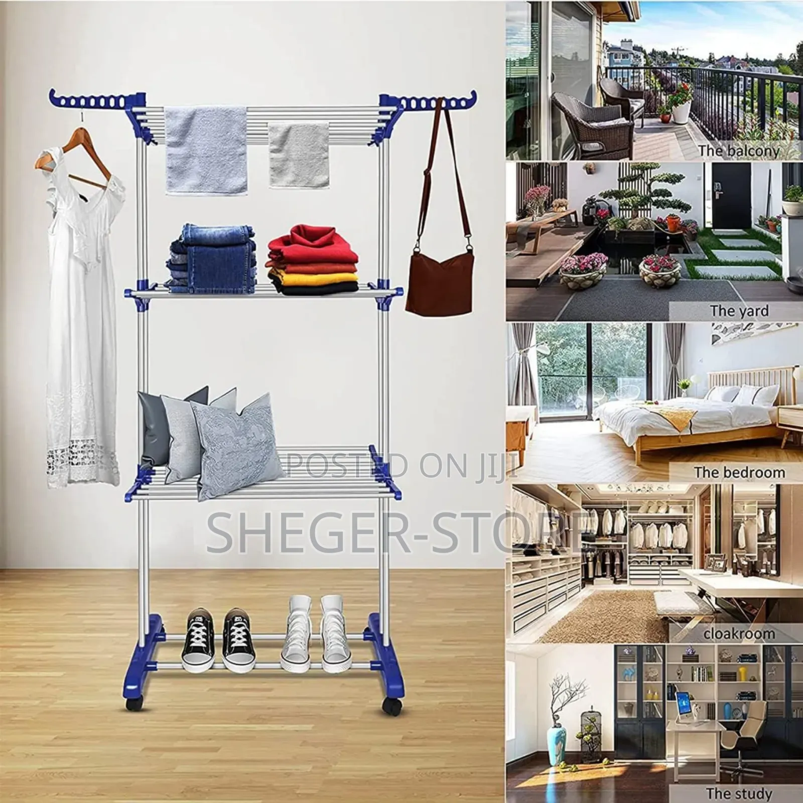 Best Looking Design 3layer Cloth Hanger Rack