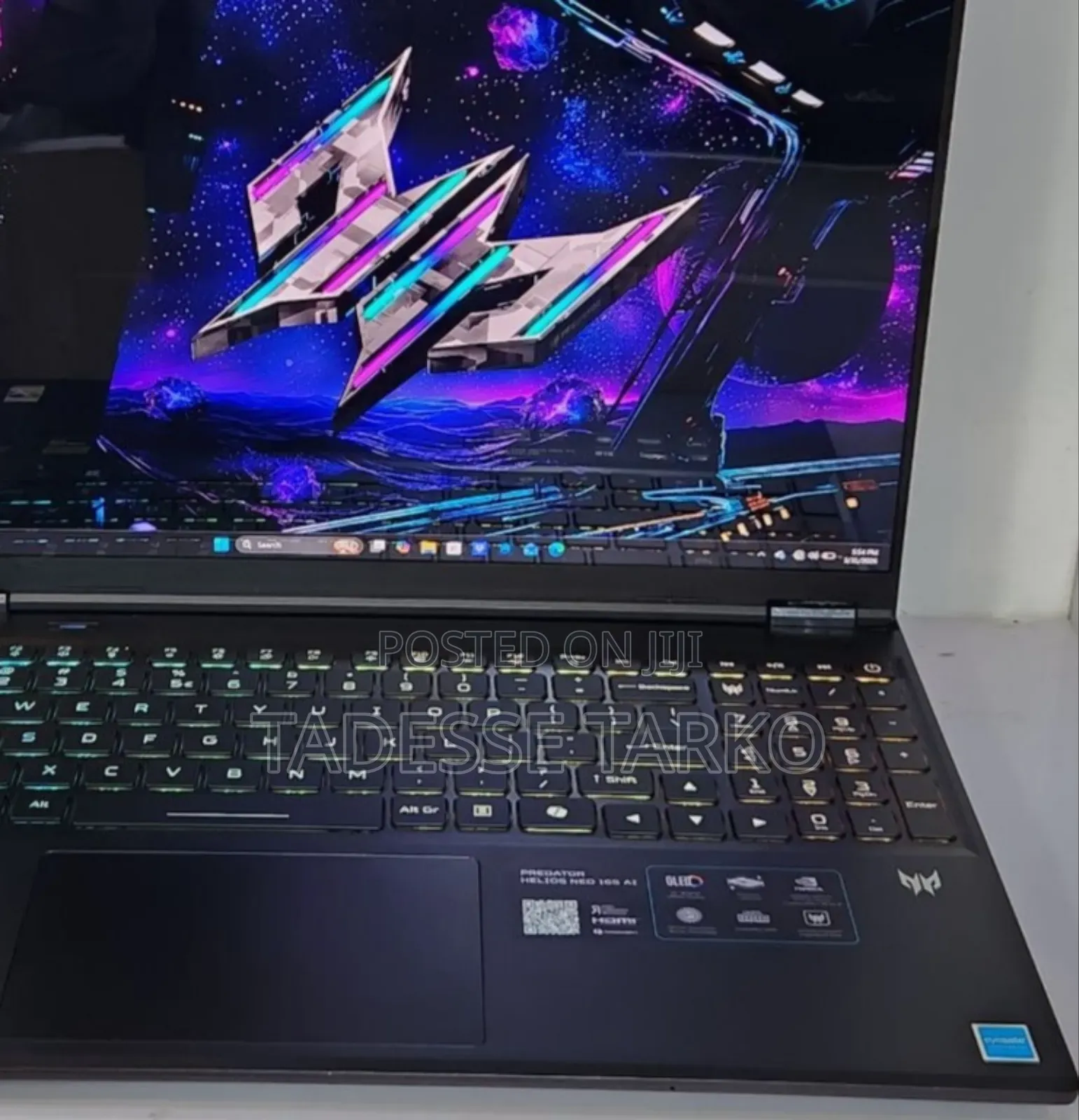 New Laptop Acer Predator Helios Neo 16 32GB Intel Core Ultra 9 SSD 1T