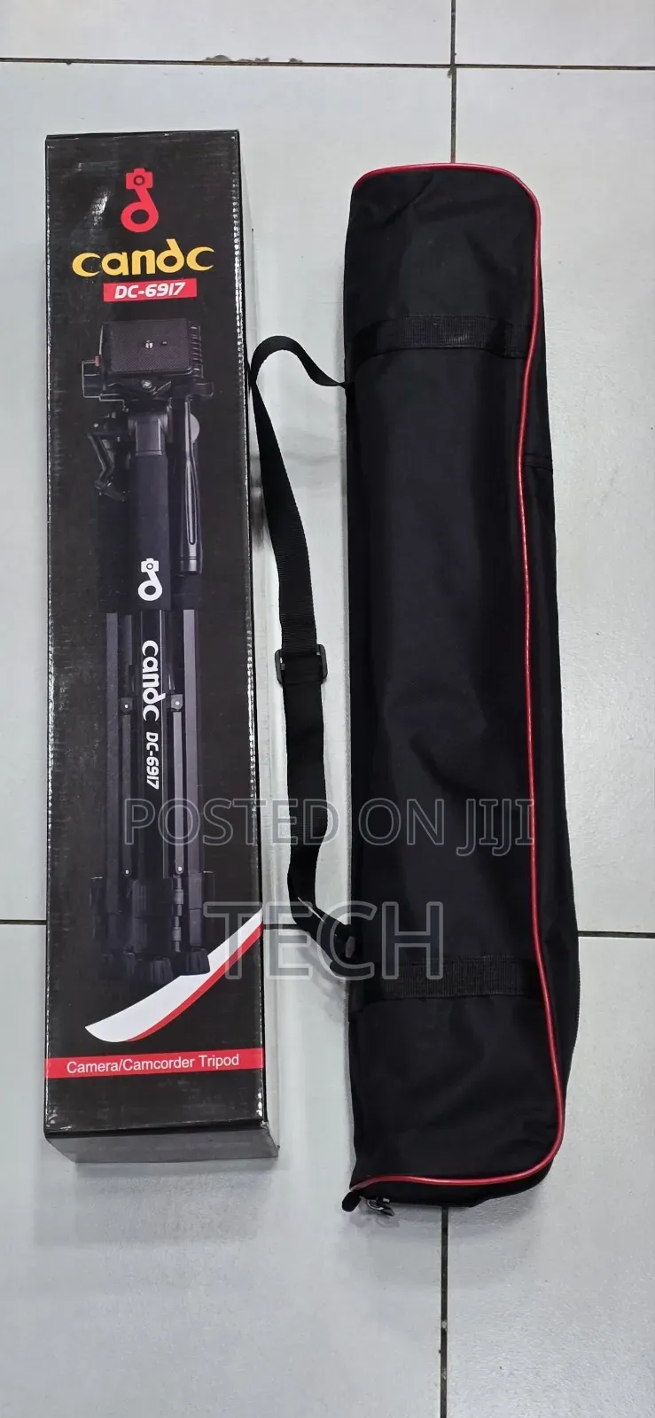 Portable Video Tripod With Mobile Holder for Camera and Smartphone
