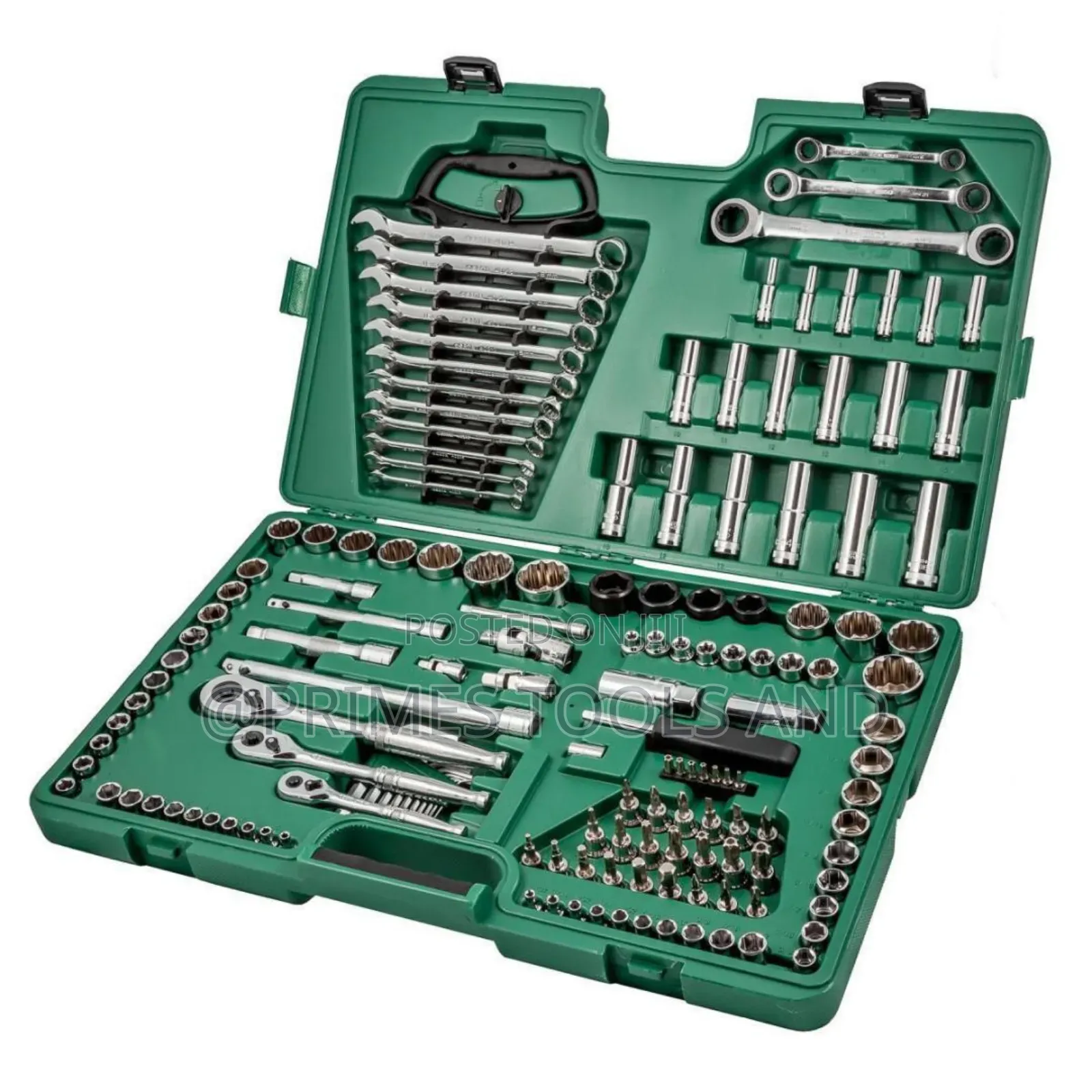Full Socket Wrench Set – Includes Multiple Sizes Of Sockets,