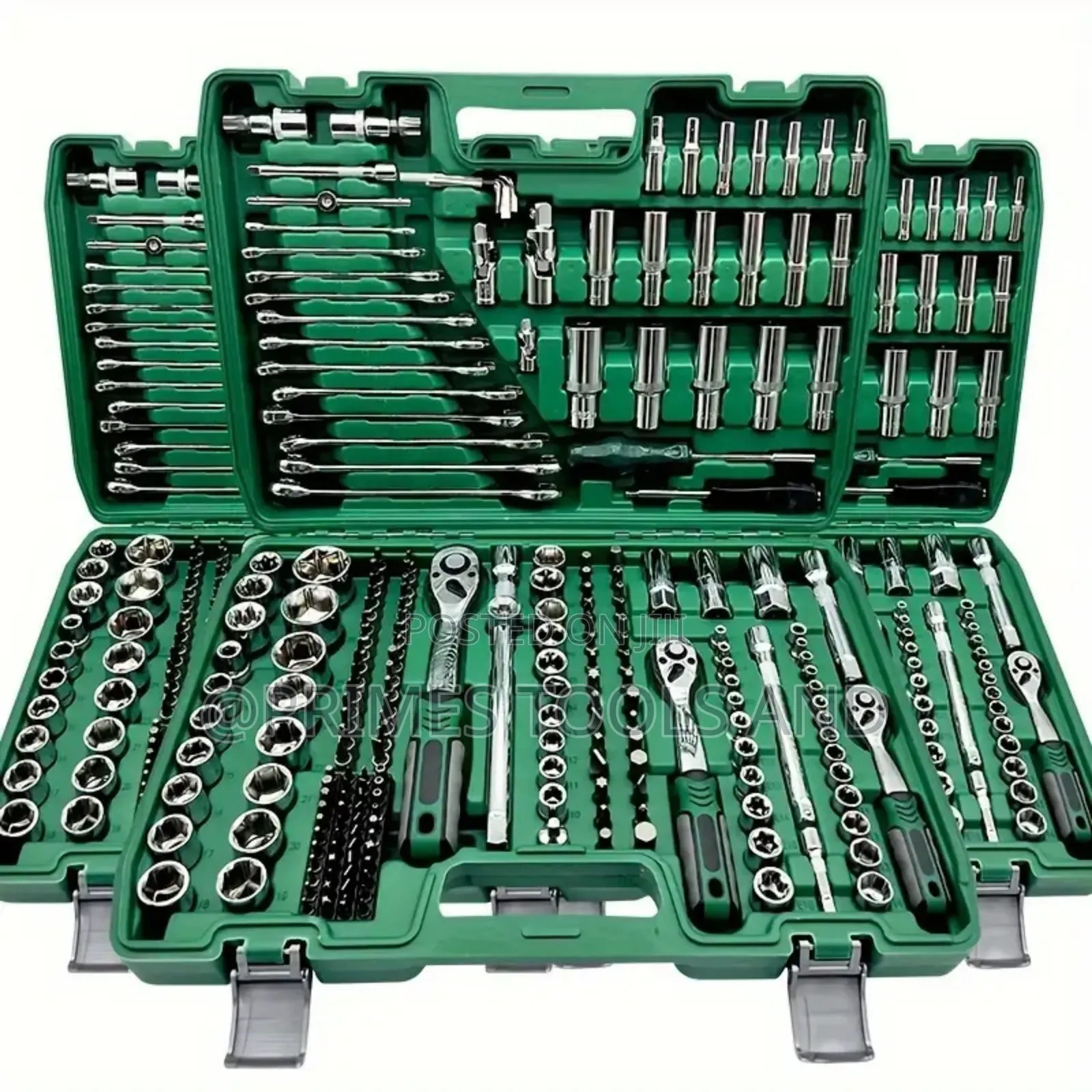 Full Socket Wrench Set – Includes Multiple Sizes Of Sockets,