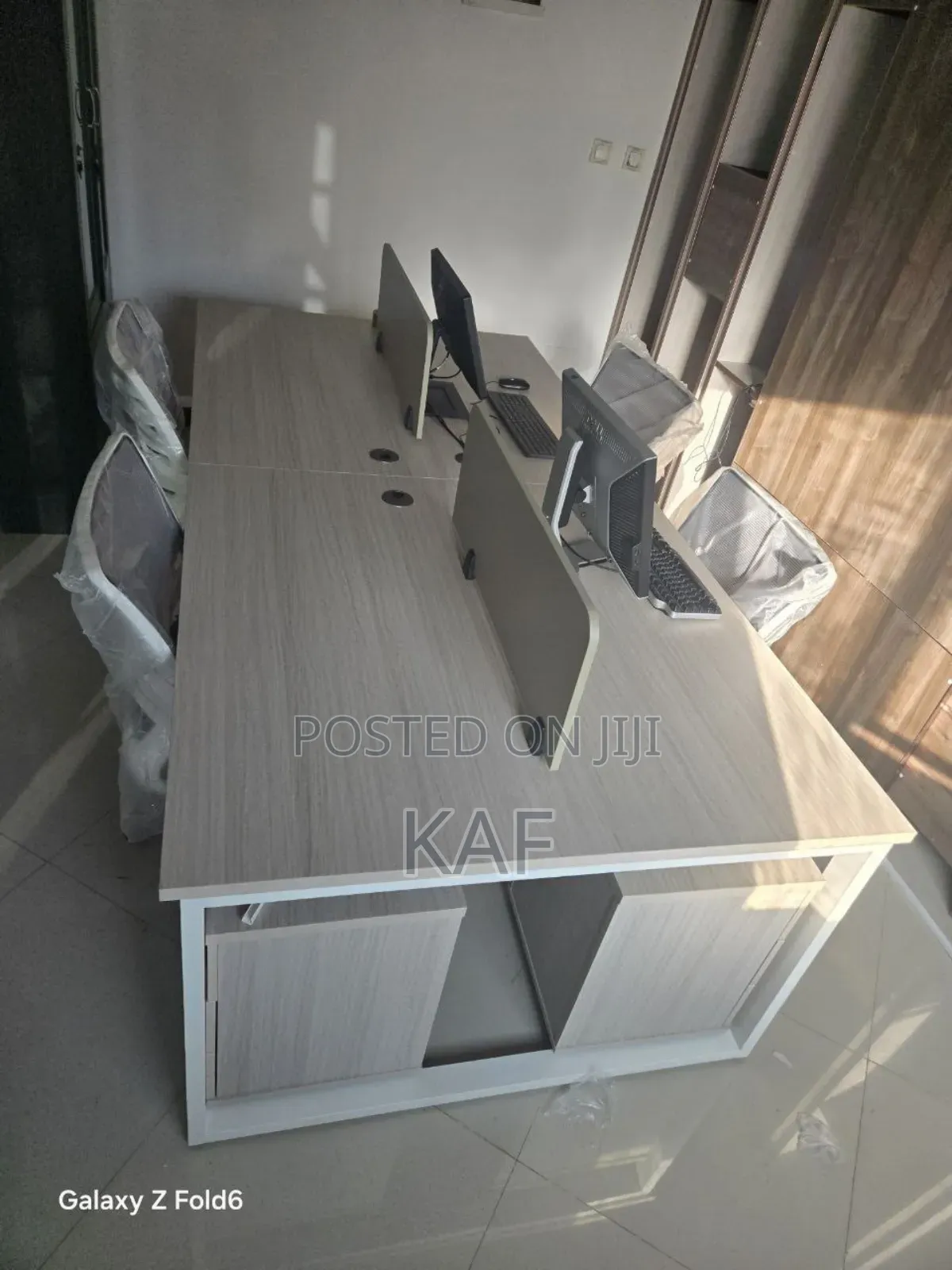 Workstation 4person Metal Leg