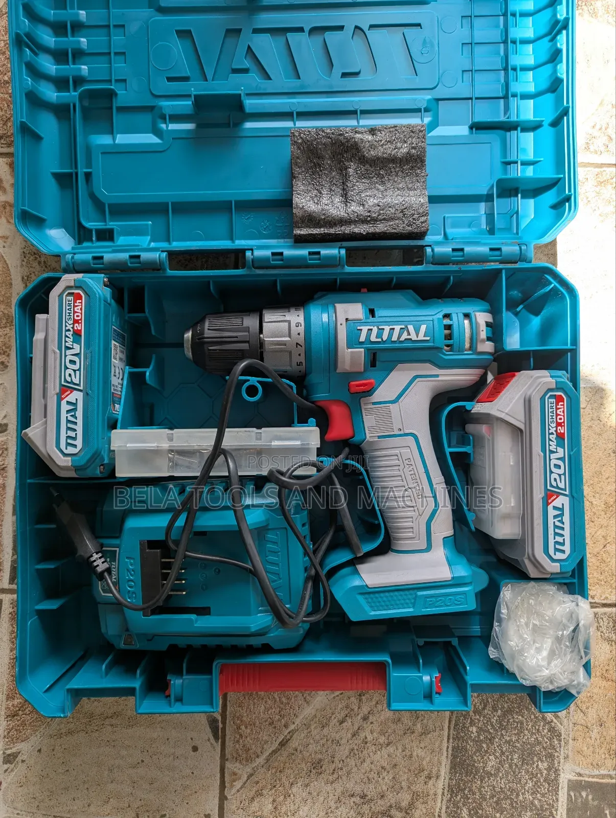 Total Cordless Chargeable Drill 20v High Quality