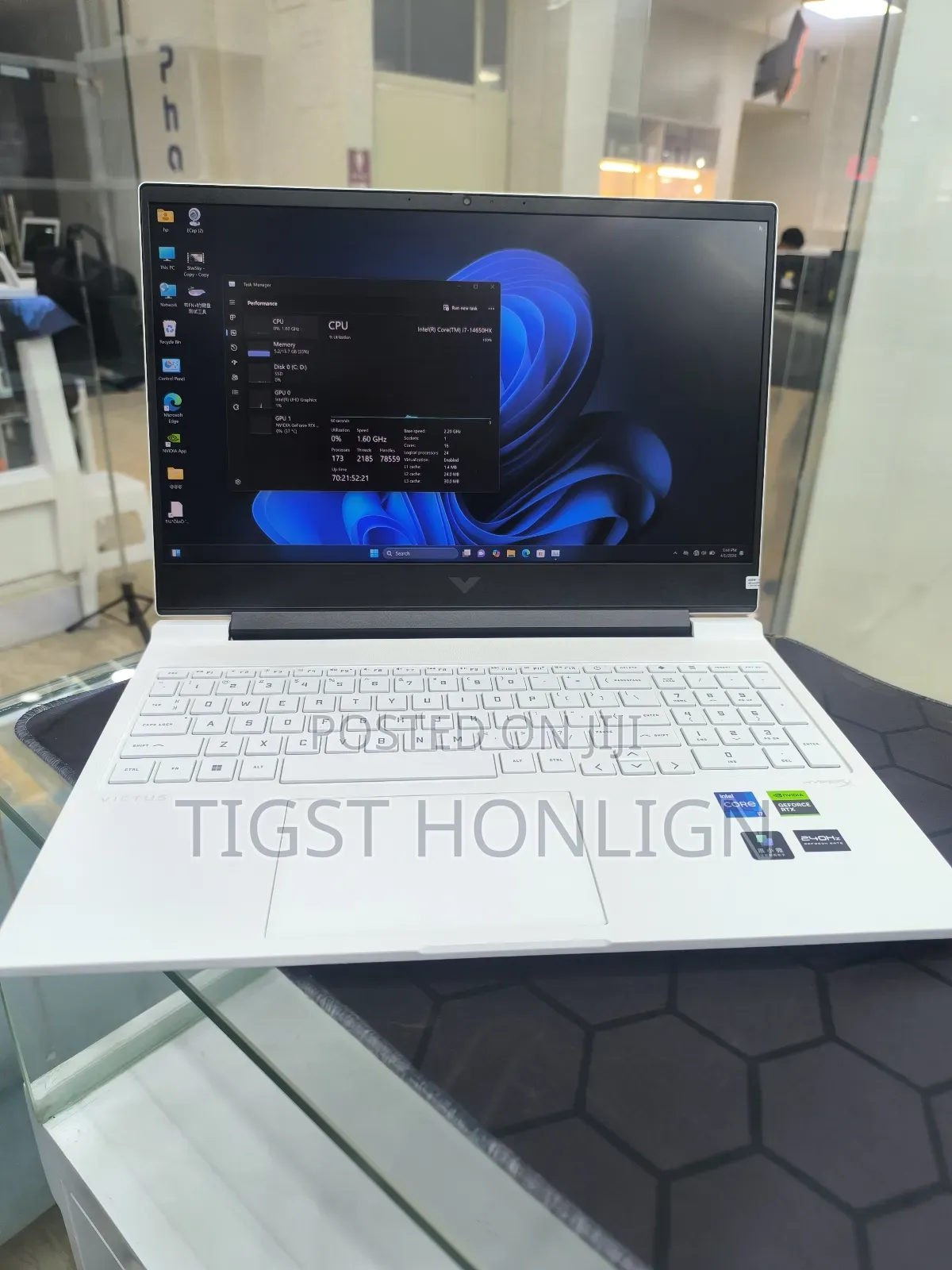 New Laptop HP Victus 16 16GB Intel Core i7 SSD 1T