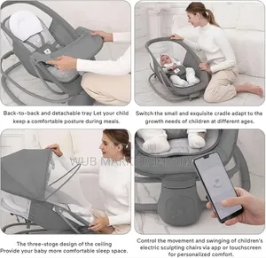 4 in 1 Mastela Deluxe Swing and Fedding-የልጆች መመገቢያ እና ማስተኛ
