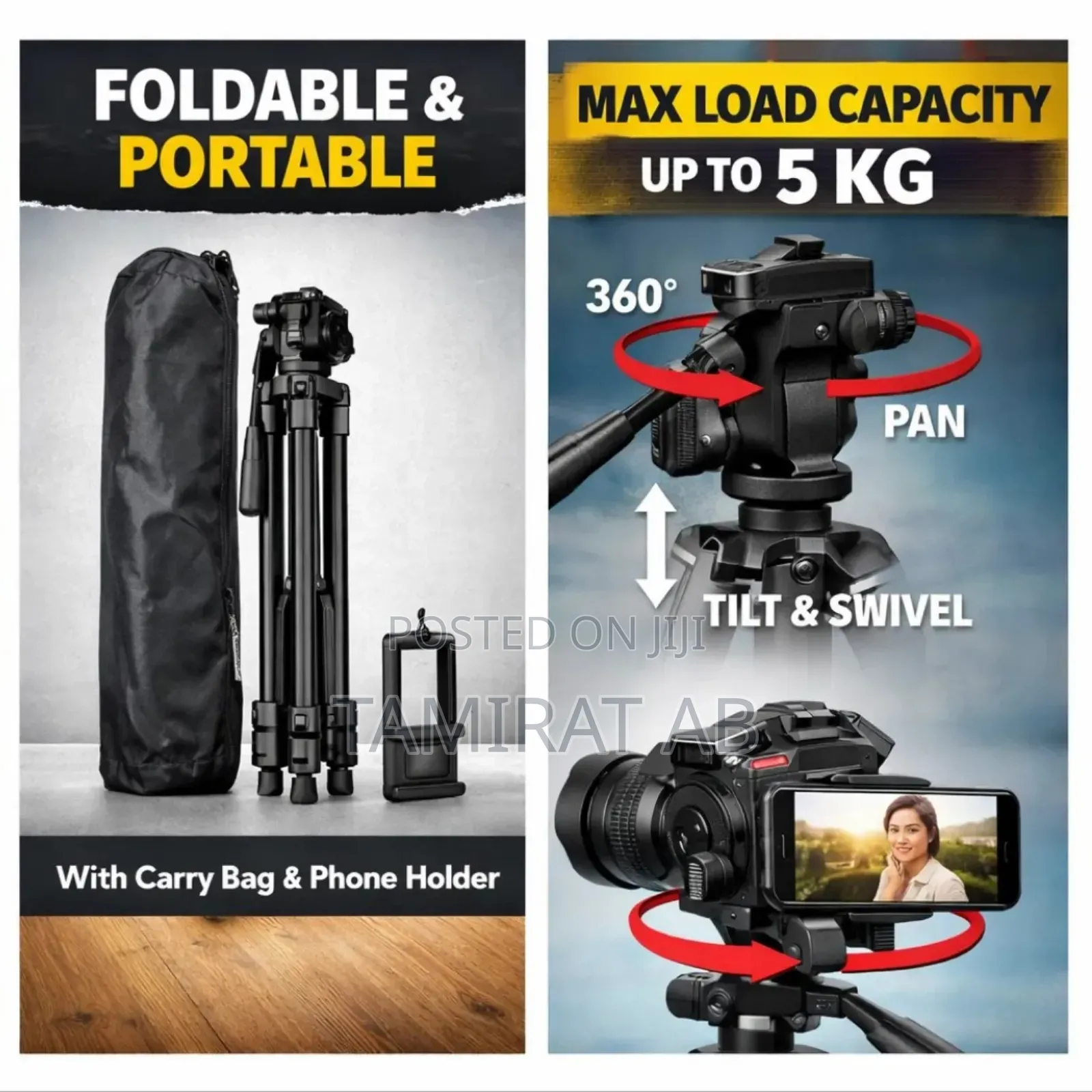 Candc Dc-6920 Professional Tripod (2.03m)