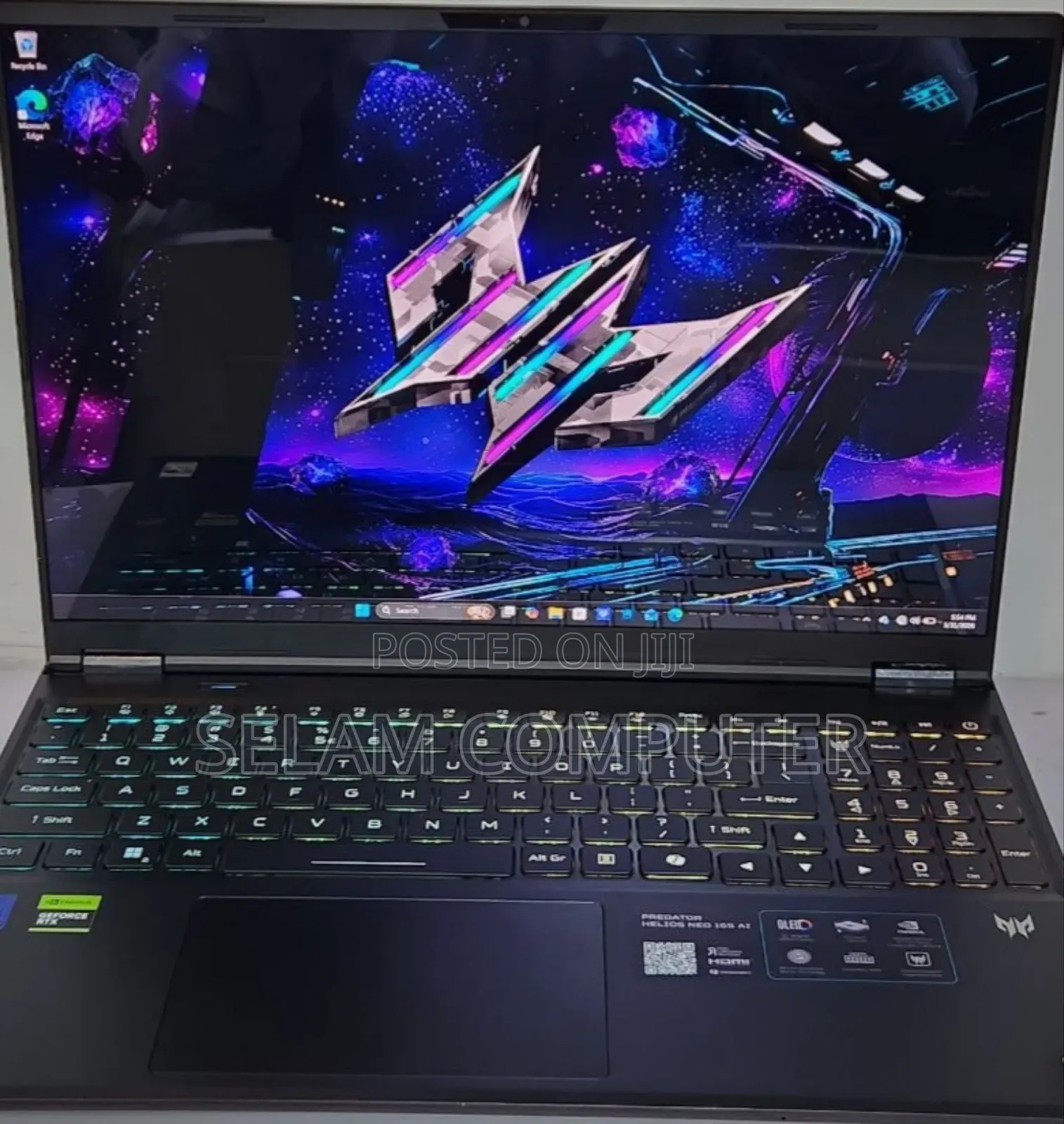 New Laptop Acer Predator Helios 300 32GB Intel Core Ultra 9 SSD 1T