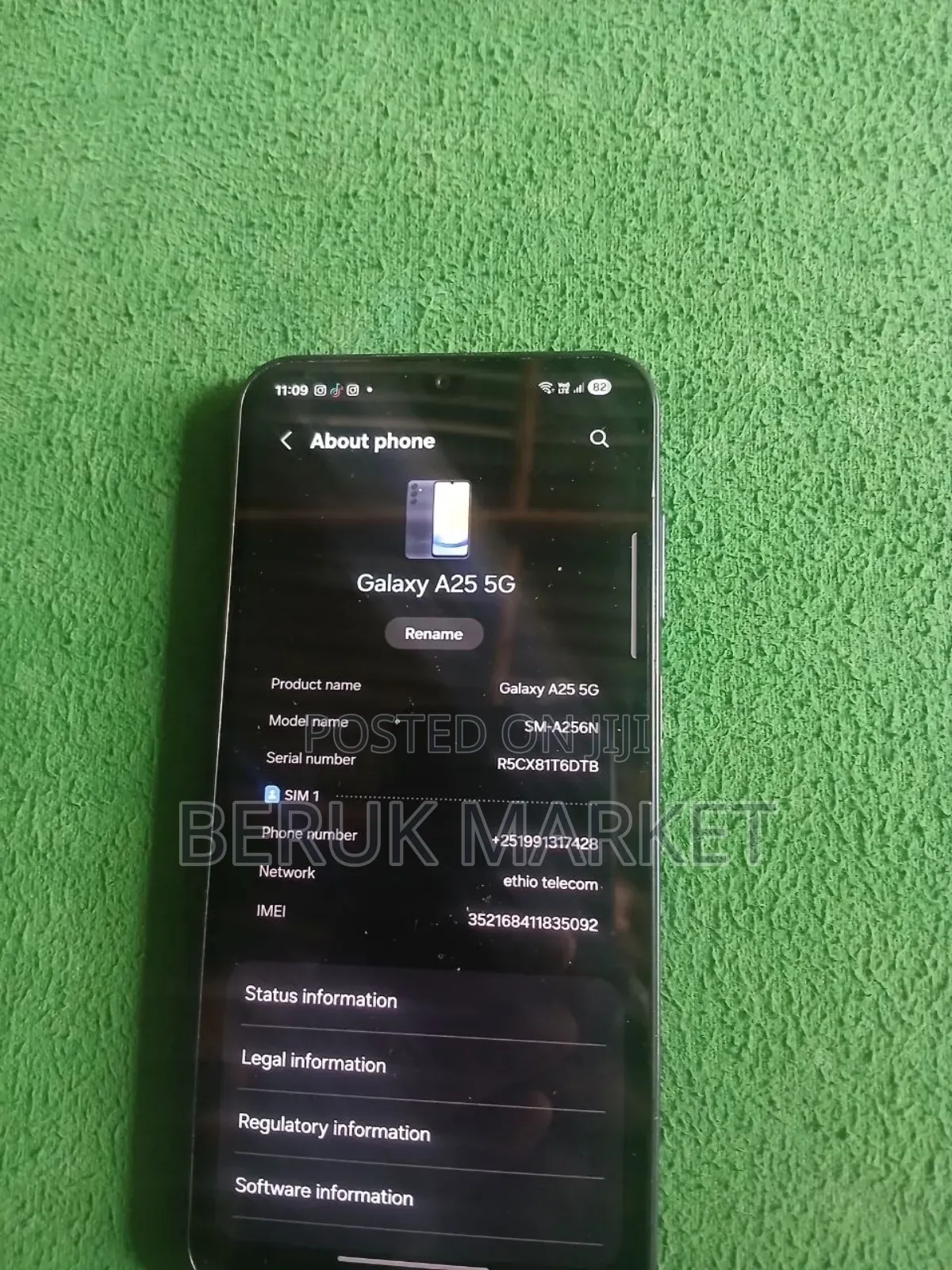 New Samsung Galaxy A25 128 GB Purple