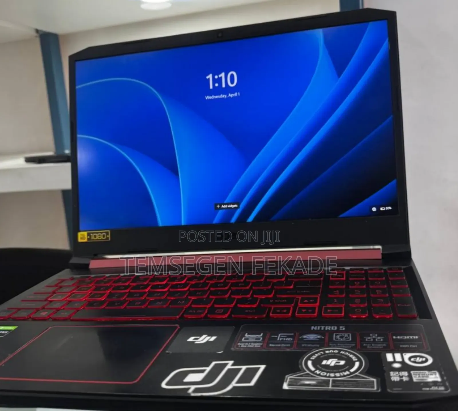 New Laptop Acer Nitro 5 8GB Intel Core i5 SSD 256GB