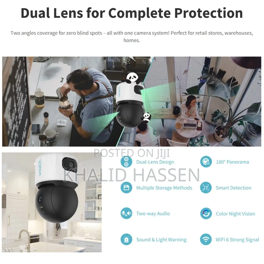 Uniarch S3s 3+ 3mp Wifi Dual Lens Indoor