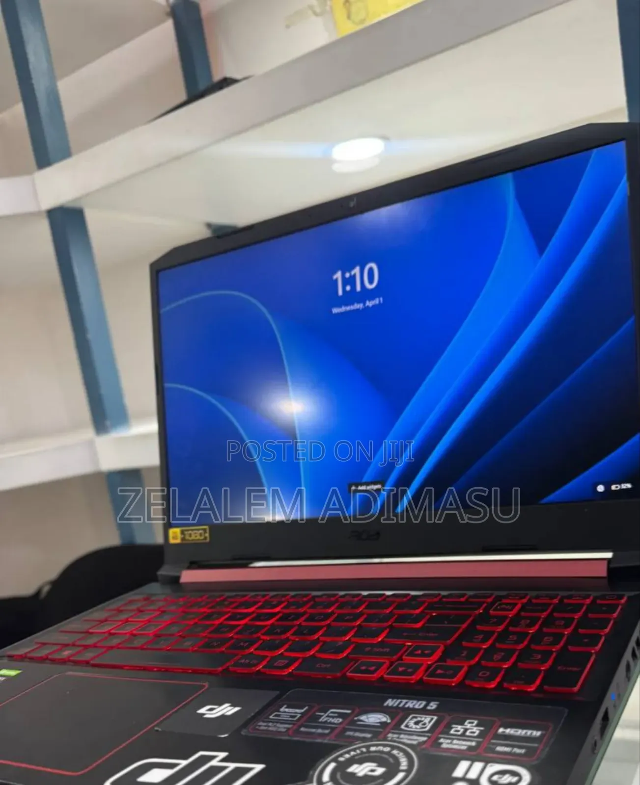 New Laptop Acer Nitro 5 8GB Intel Core i5 SSD 256GB