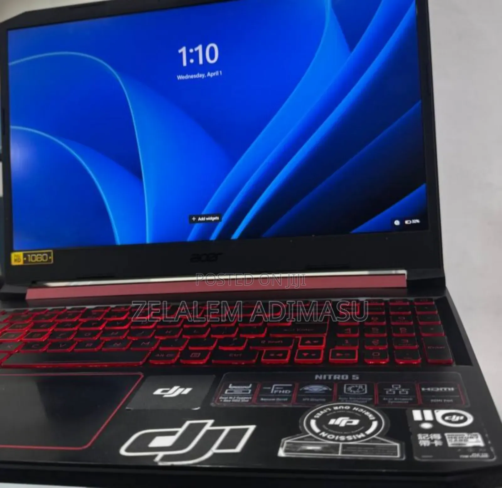 New Laptop Acer Nitro 5 8GB Intel Core i5 SSD 256GB