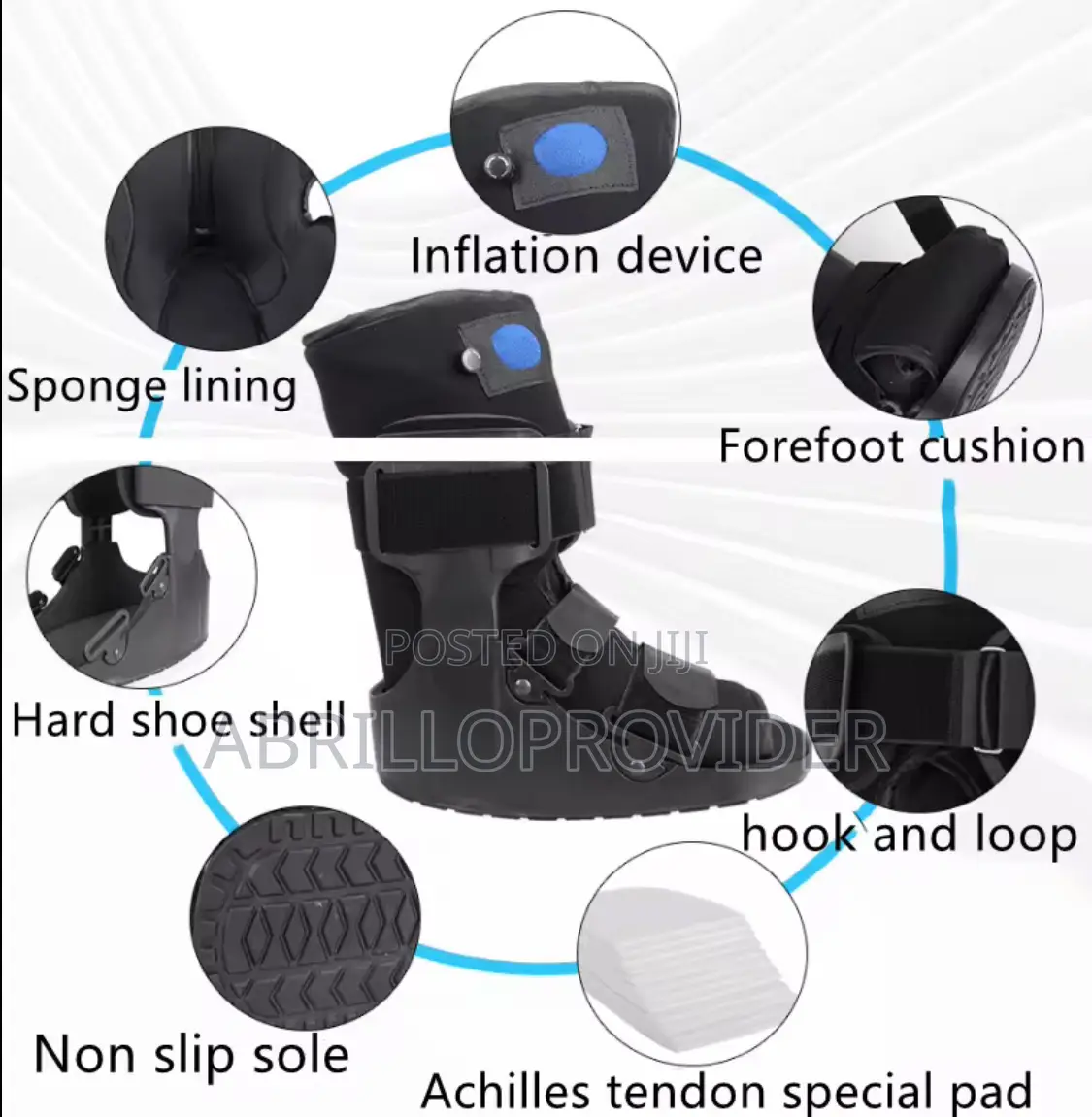 Orthopedic Aircast Walker Boot Walking Boot for Sprained Ankle Support