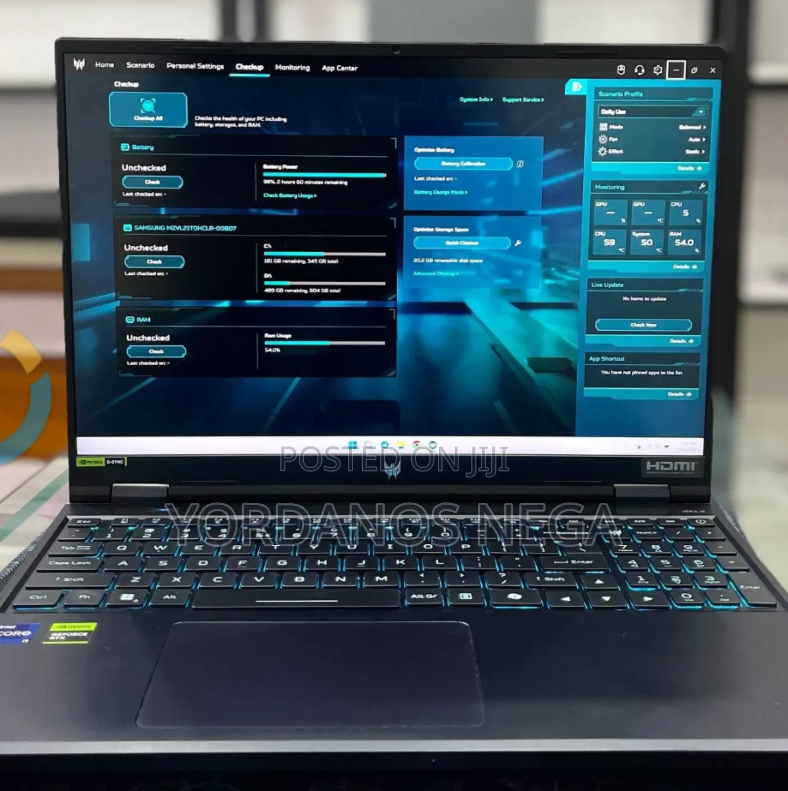 New Laptop Acer Predator Helios 18 PH18-71 16GB Intel Core i9 SSD 1T