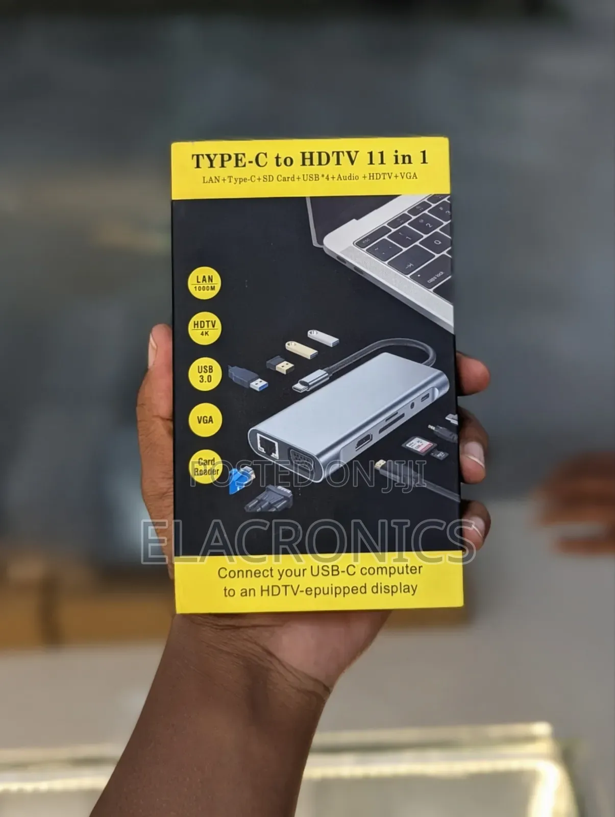 11in 1 Type C Hub Adapter | Hdmi, Vga