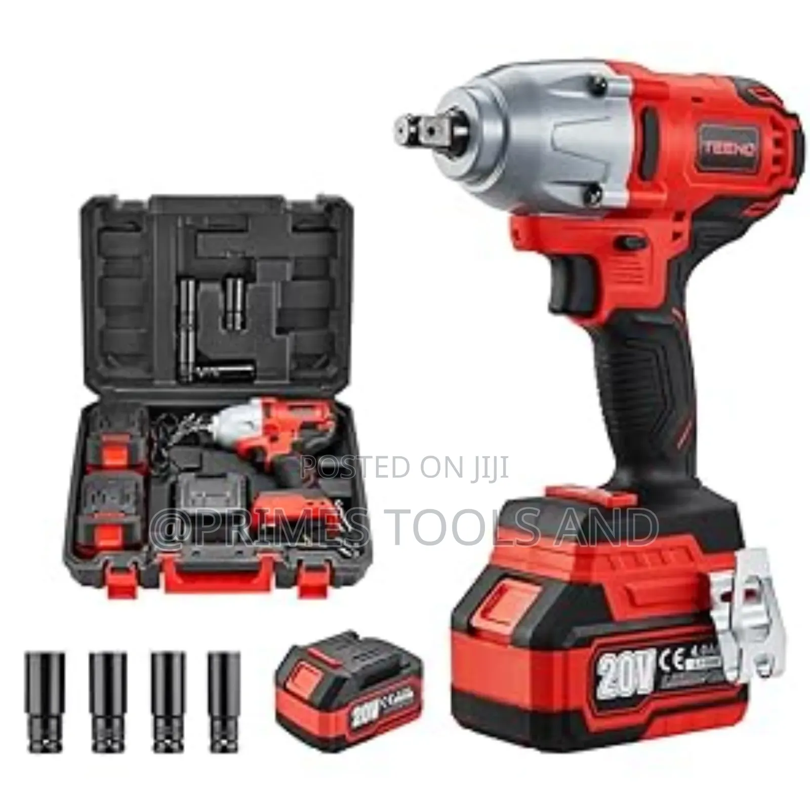 20v Cordless Impact Wrench – Powerful Electric Torque Gun