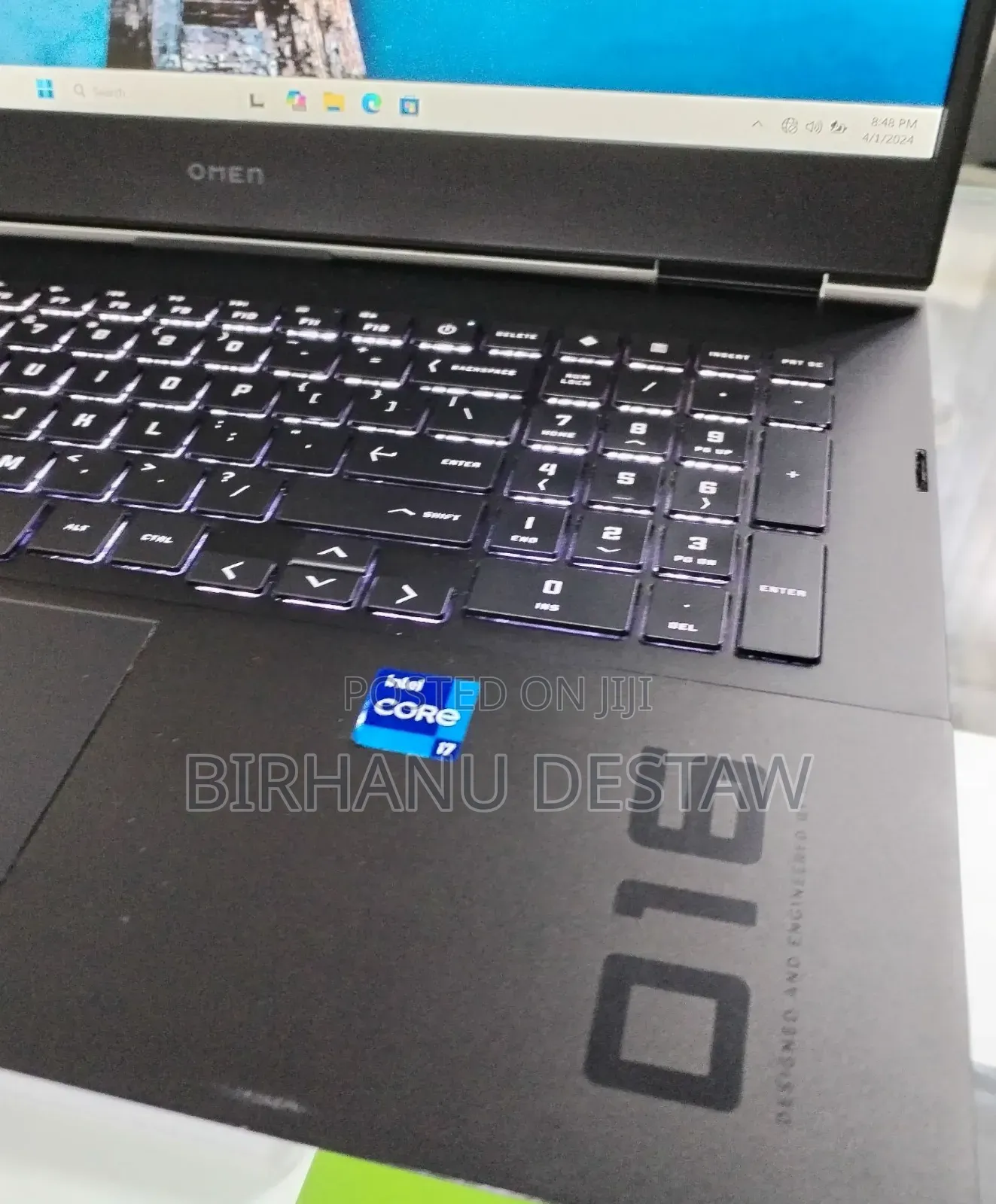 New Laptop HP Omen 16 16GB Intel Core i7 SSD 1T
