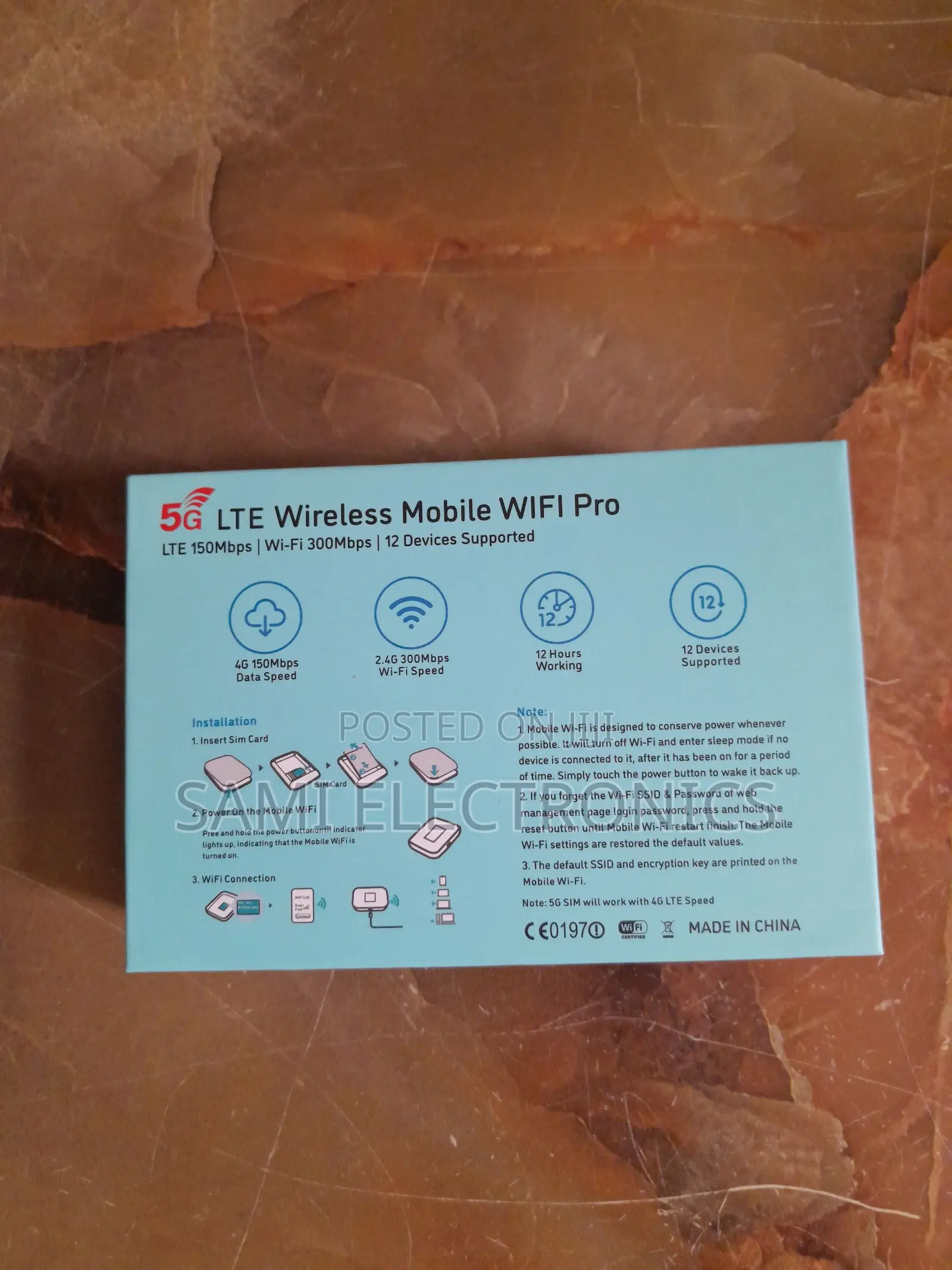 Wifi Router Deenakin 4g Lte Portable Pocket Sim Card Router ዋይፋይ ራውተር