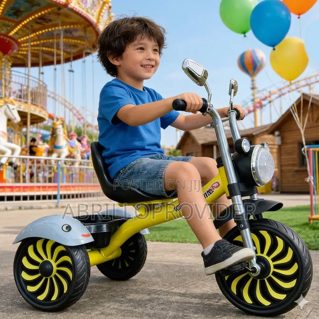 Baby Plastic Tricycle Kids Tricycle With Music and Light Cycling