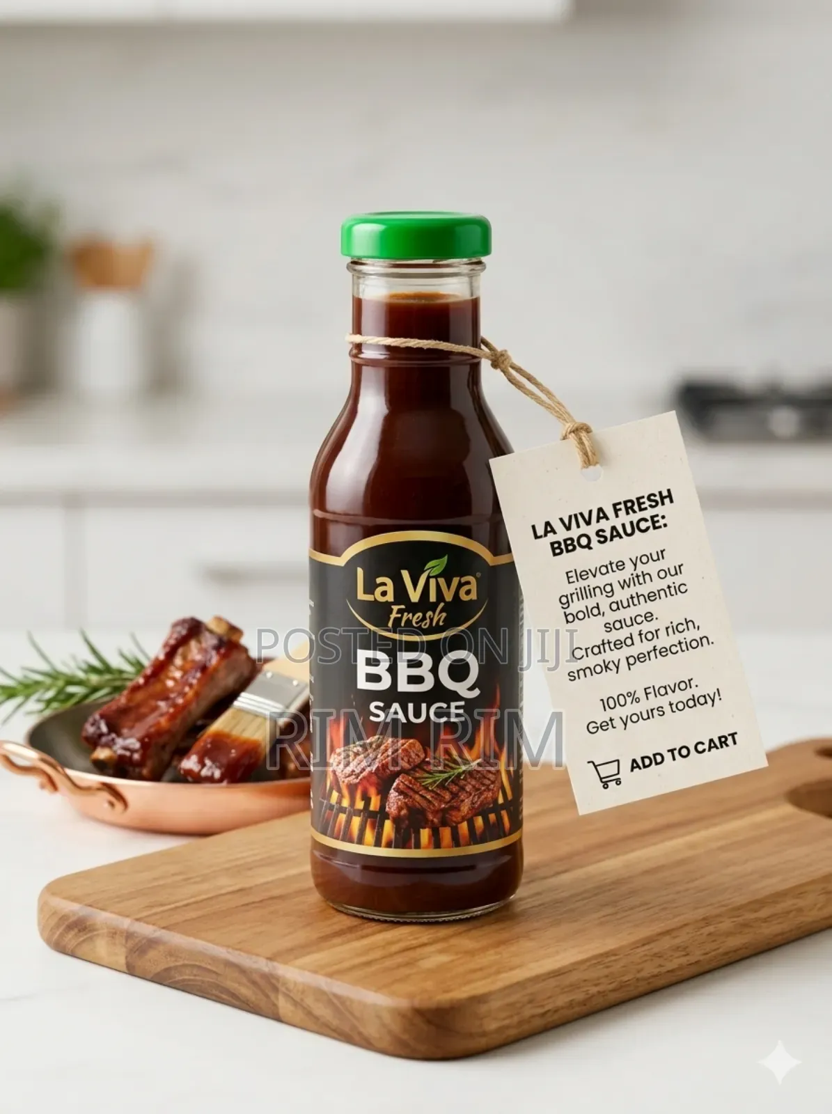 ብቸኛውና ተመራጩ የባርቤኪው ሶስ! La Viva Fresh BBQ Sauce