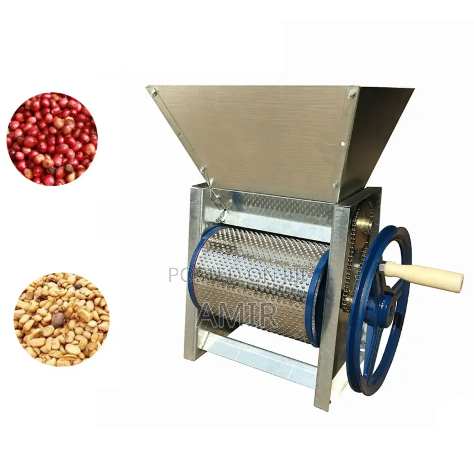 የቡና መፈልፈያ ማሽን (Manual Coffee Pulper)