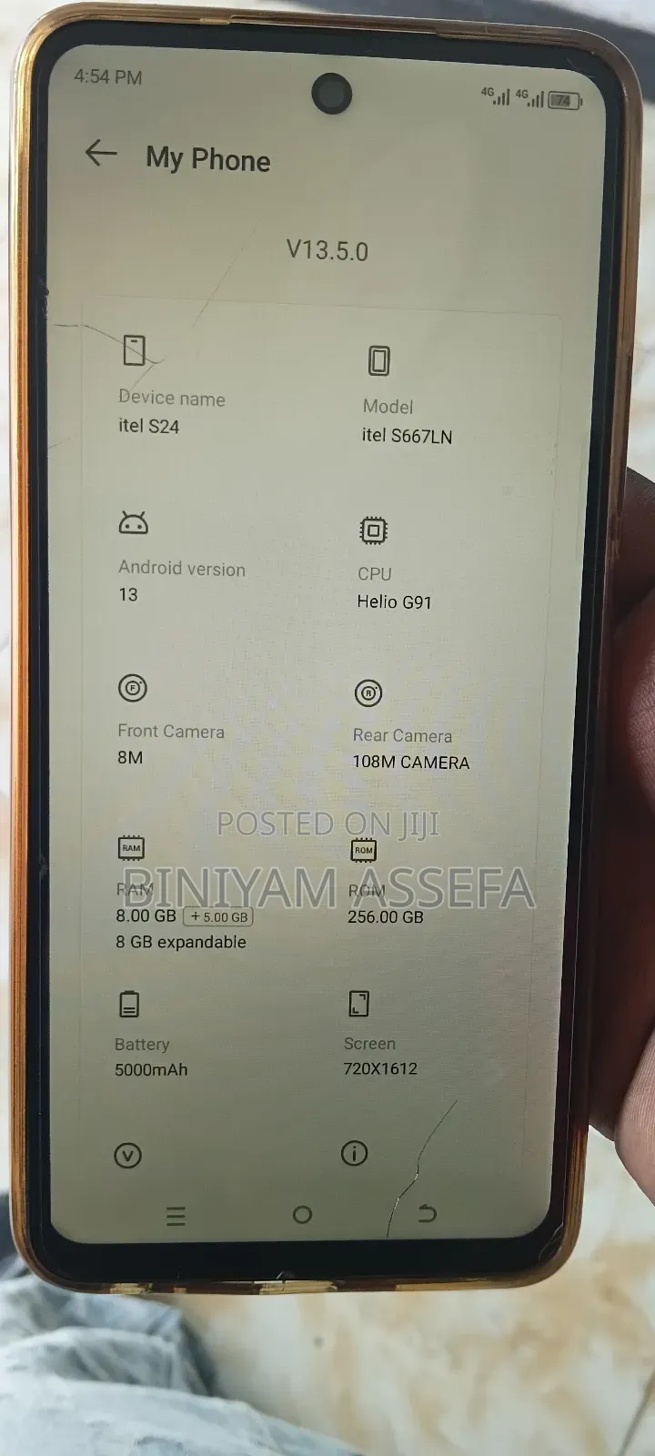 Itel S24 256 GB Black