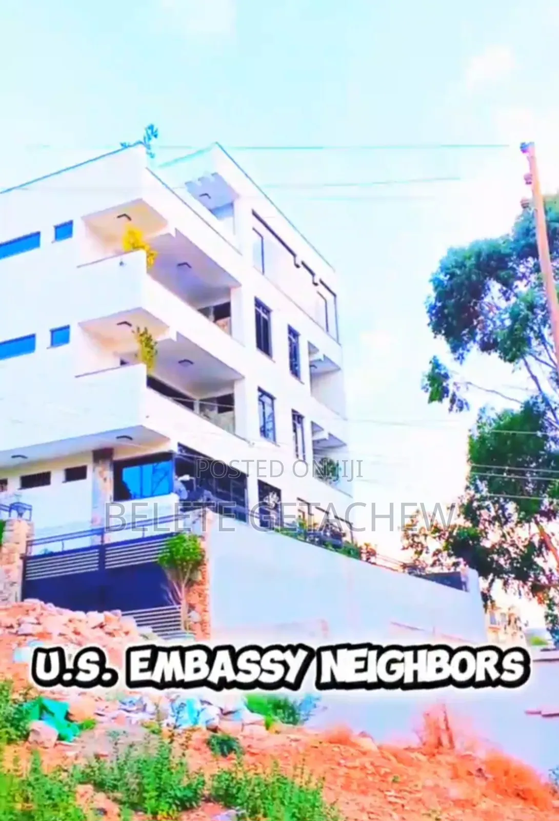 8bdrm House in Us Embassy, B+G+2, Gullele for sale
