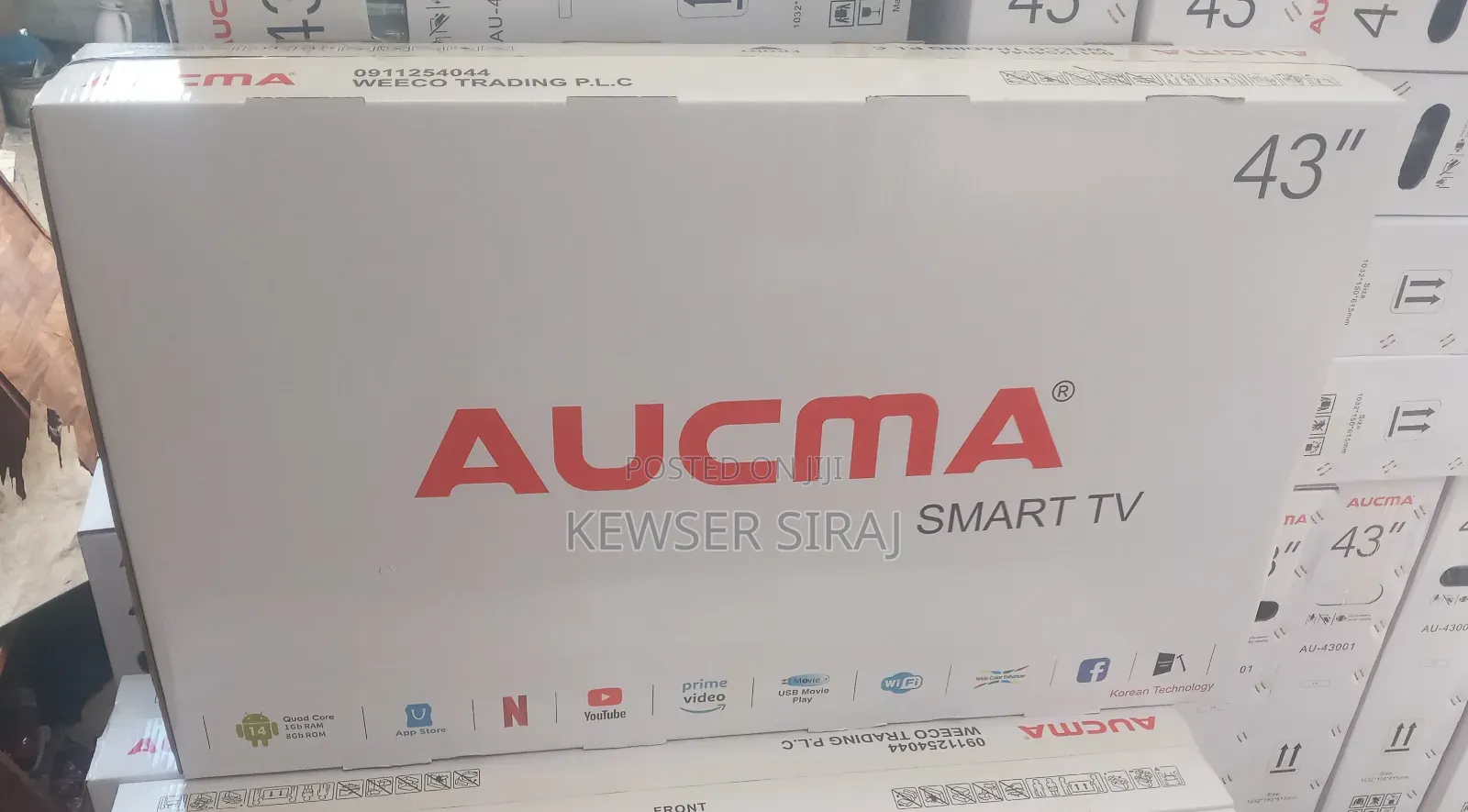 Aucma 43inch Tv Smart Android