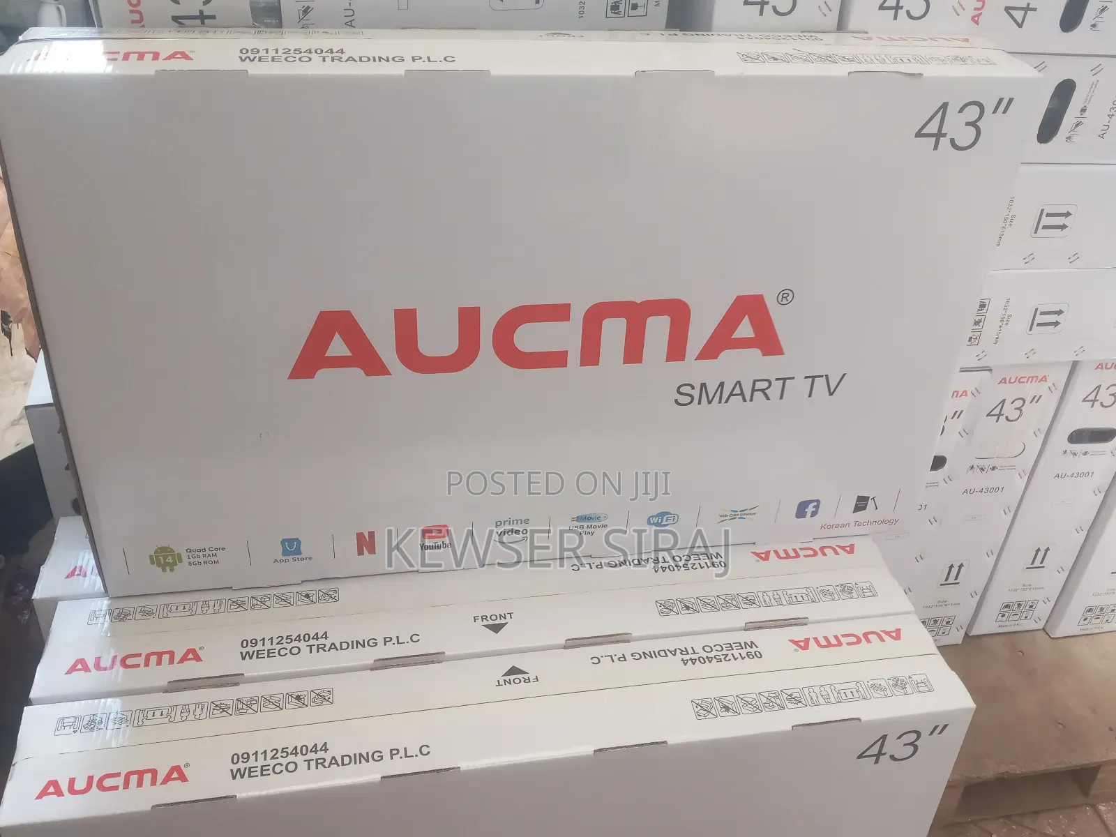 Aucma 43inch Tv Smart Android