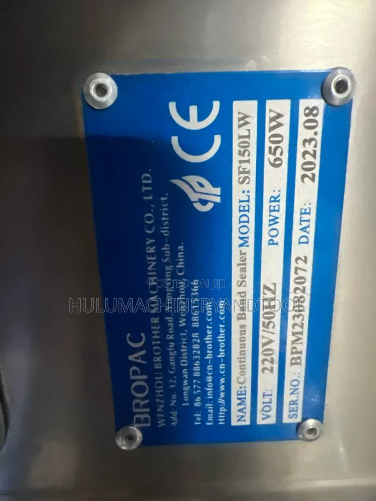 Continuous Band Sealer