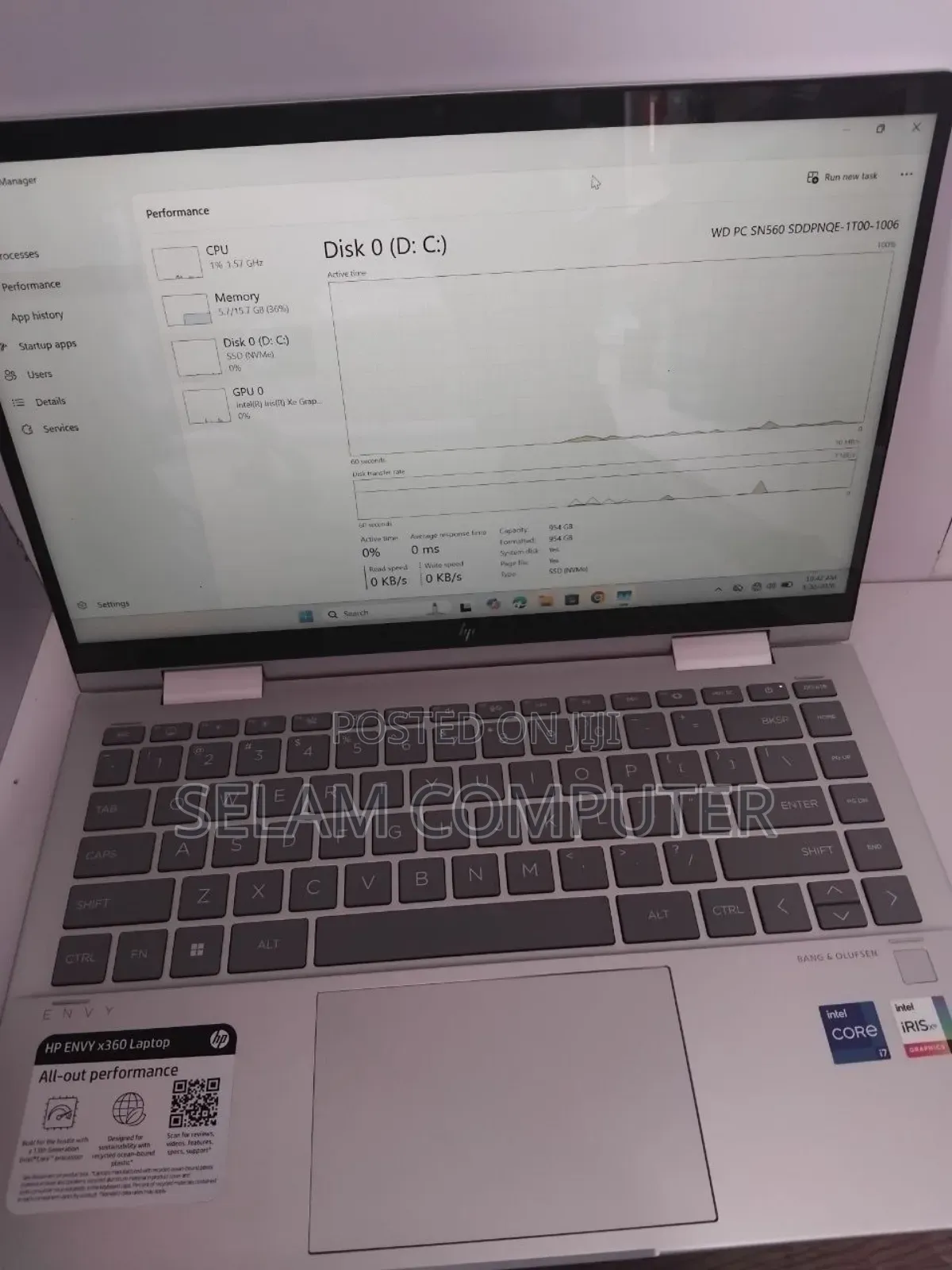 New Laptop HP Pavilion 15 16GB Intel Core i7 SSD 1T