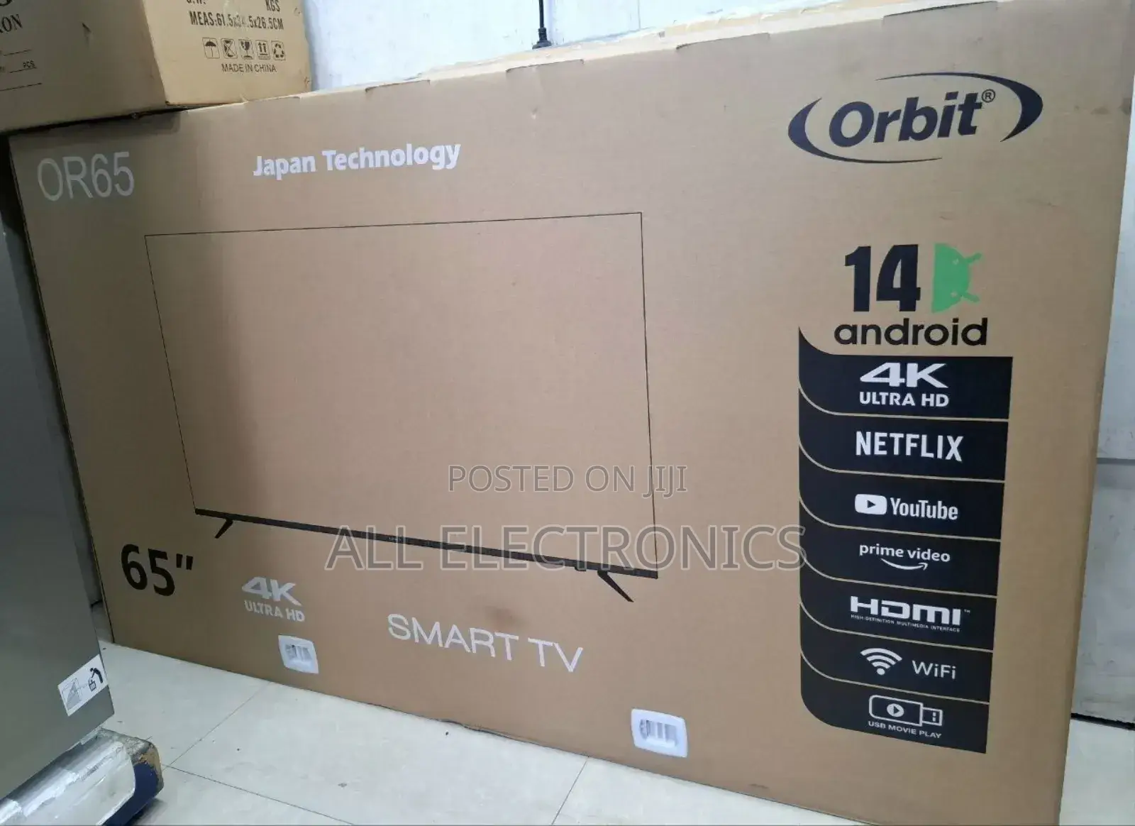Orbit Android Smart 65"Inch TV