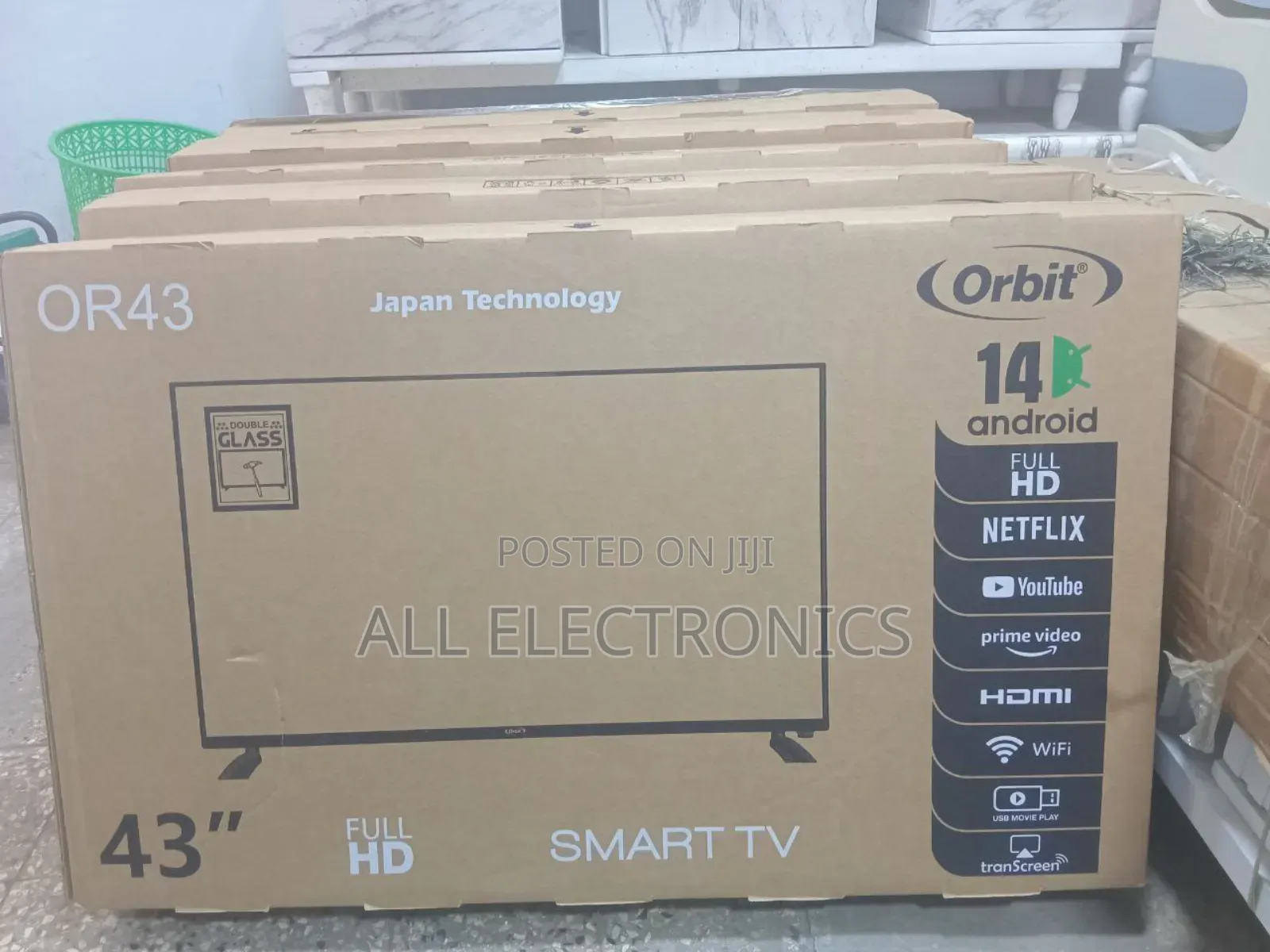 Orbit Android Smart 43"Inch Tv